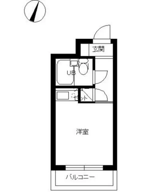 スカイコート荻窪 1階階 間取り