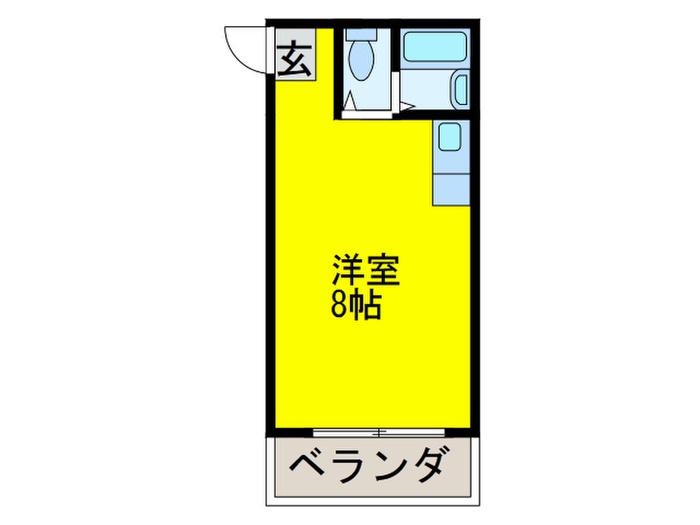 MTハイツ玉出(ワンルーム/2階)の間取り写真