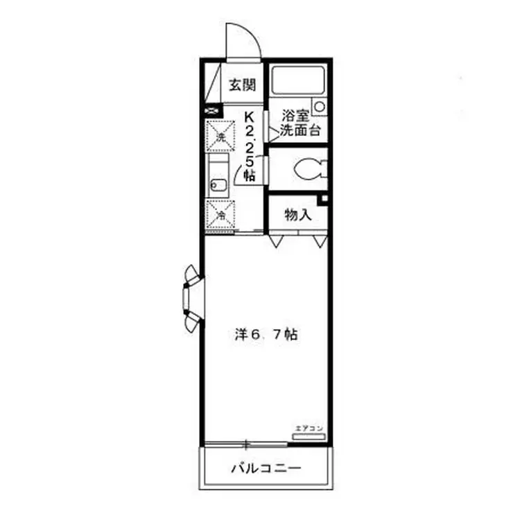 サウサリート芦花 1階階 間取り