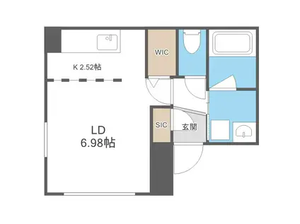 シュナクランツ(1K/4階)の間取り写真