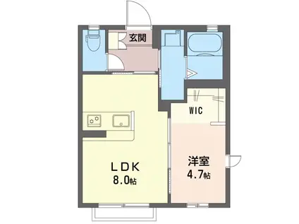 COSTA PISO TSUJIDO(1LDK/1階)の間取り写真