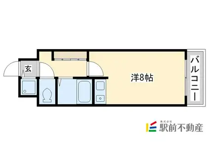トーカンキャステール通町(ワンルーム/5階)の間取り写真
