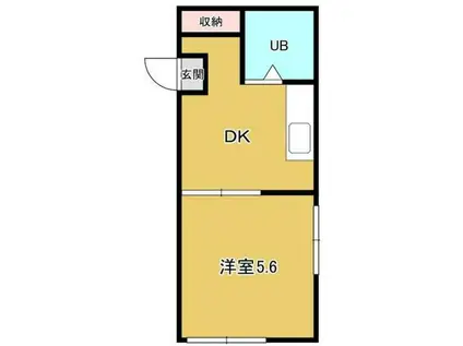 リレボーMIYOSHI‐I(1DK/1階)の間取り写真