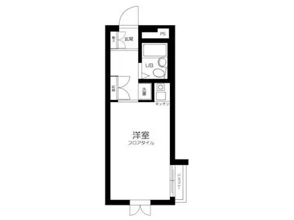 セントヒルズ巣鴨(ワンルーム/2階)の間取り写真