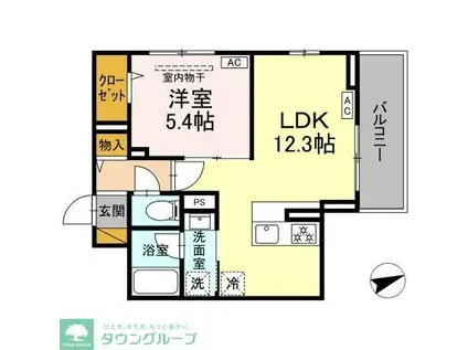 高石神プロジェクト(1LDK/2階)の間取り写真