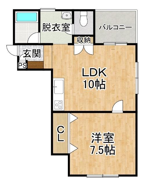 M.K.RELATIONS(1LDK/5階)の間取り写真