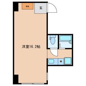 LXS室町(ワンルーム/4階)の間取り写真