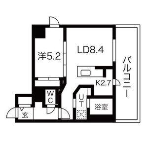 F012KOTONI(1LDK/3階)の間取り写真