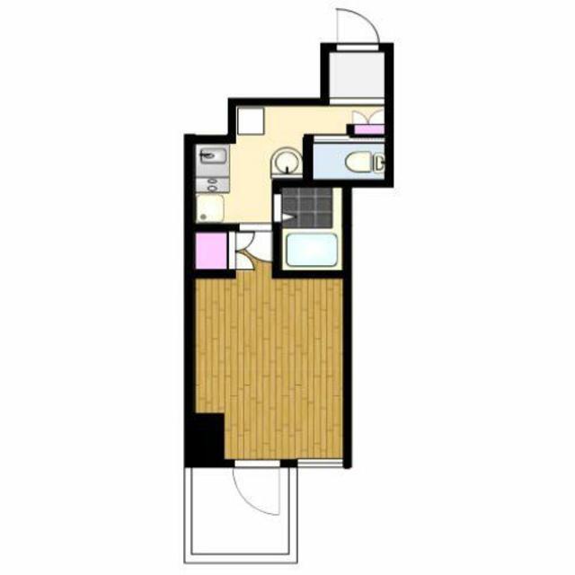 クレシア西蒲田(1K/5階)の間取り写真