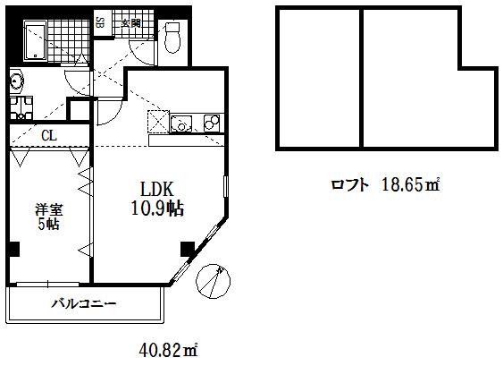 サンビルダー灘ウエスト(1LDK/1階)の間取り写真