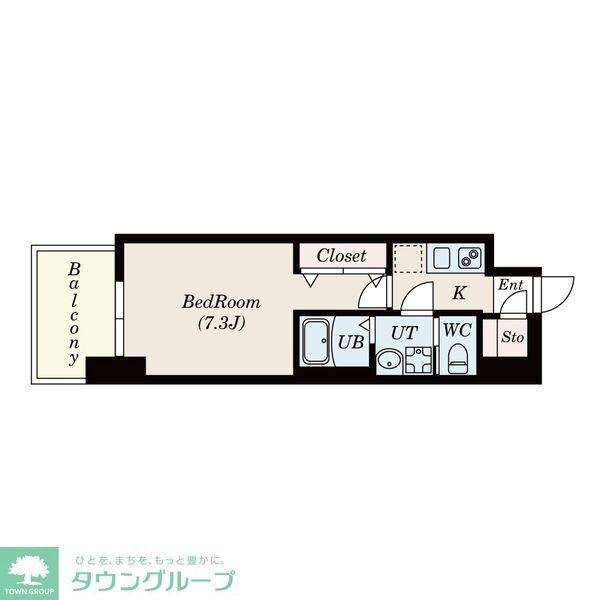 S-RESIDENCE名駅南(1K/8階)の間取り写真