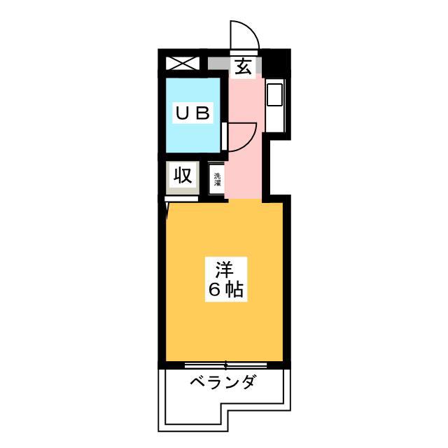 TOP金町(ワンルーム/1階)の間取り写真