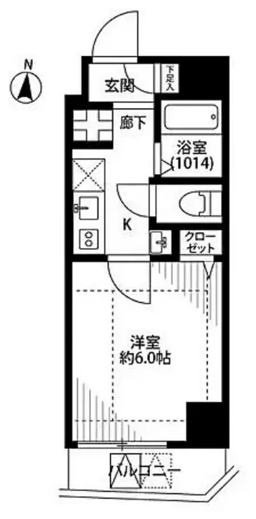 プレール・ドゥーク多摩川 5階階 間取り