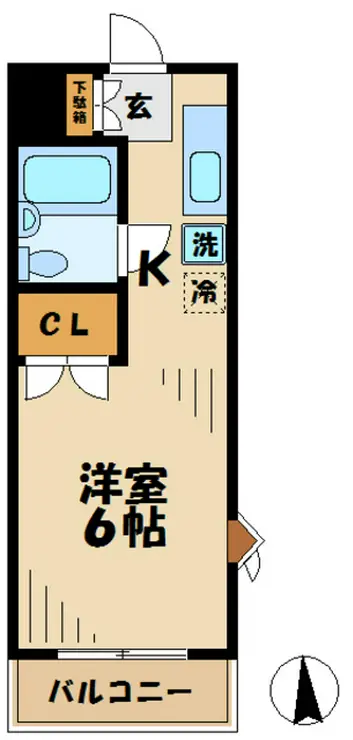 ウインク松木 5階階 間取り