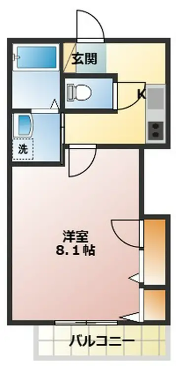 小町メゾン 3階階 間取り
