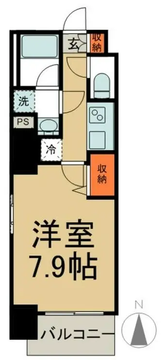 ZOOM両国 2階階 間取り