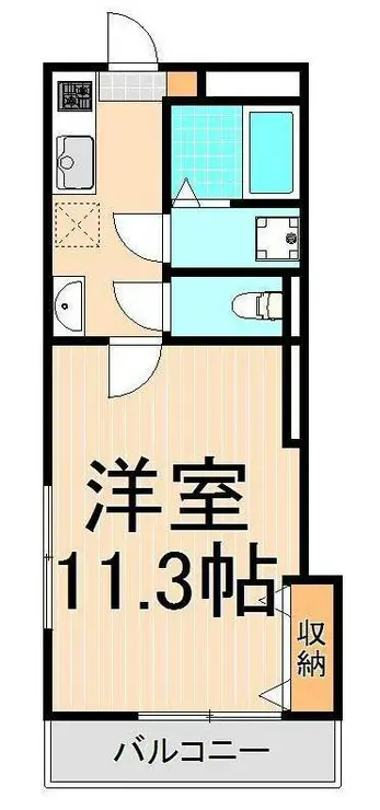 パレスホリケ8 3階階 間取り