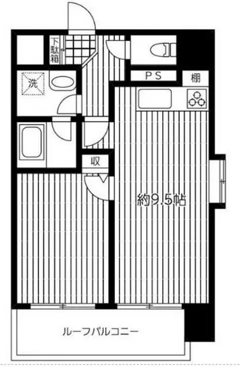 ライオンズマンション伊勢佐木町第2 7階階 間取り