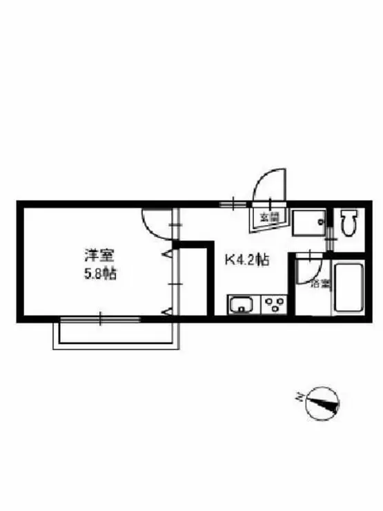 アルト弁天 2階階 間取り