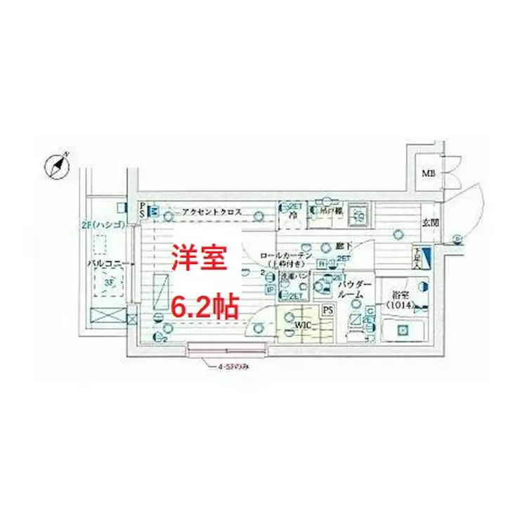 ル・リオン下丸子 5階階 間取り