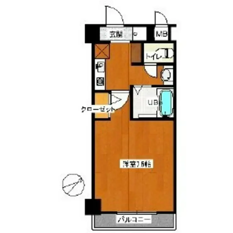 サンクレール立川 2階階 間取り