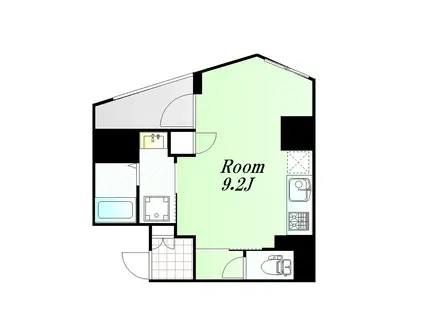 イルリッシュ西中島(1K/7階)の間取り写真