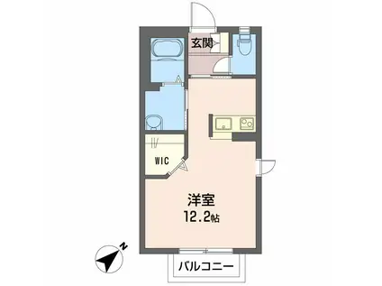 シャーメゾンNONNON(ワンルーム/2階)の間取り写真