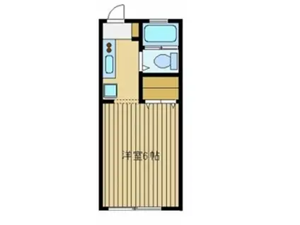 パナハイツ中村(1K/1階)の間取り写真