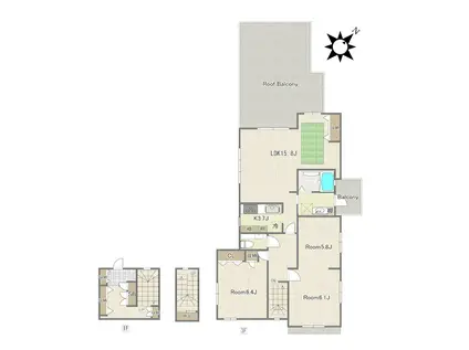 シトラスヴィル(2LDK/3階)の間取り写真