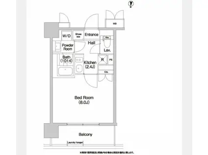 コンフォリア大島(1K/2階)の間取り写真