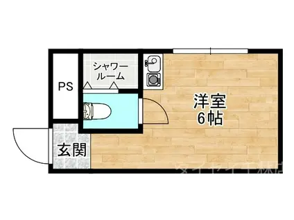 フューチャ2号館(ワンルーム/4階)の間取り写真