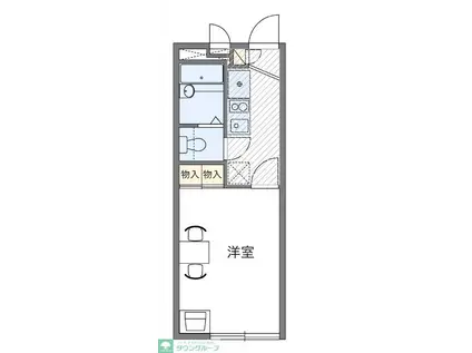 レオパレスNEO貫井町(1K/2階)の間取り写真