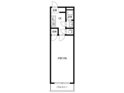 スタートIII(1K/1階)の間取り写真