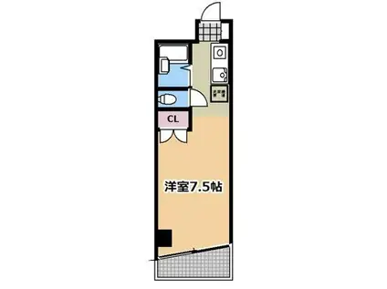 SUNNY・SIDE II(1K/1階)の間取り写真