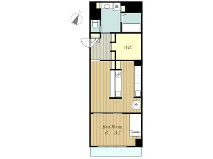 町田アネックス(1LDK/4階)の間取り写真