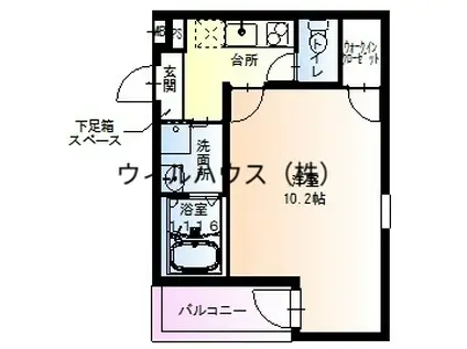 フジパレス堺東Ⅴ番館(1K/1階)の間取り写真