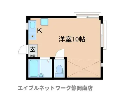 ぴっころ村(ワンルーム/2階)の間取り写真