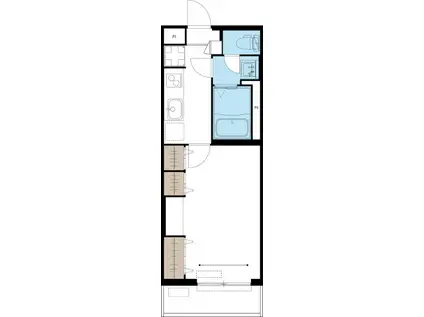 リブリ・モンテ杉田(1K/1階)の間取り写真