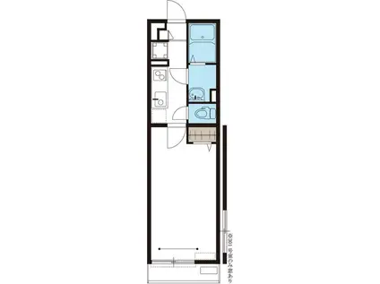 リブリ・エシュレ(1K/1階)の間取り写真