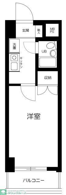 日神パレステージ三鷹(1K/3階)の間取り写真