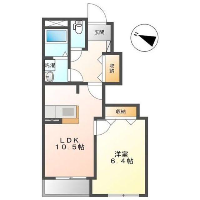 コンシェルジュ(1LDK/1階)の間取り写真
