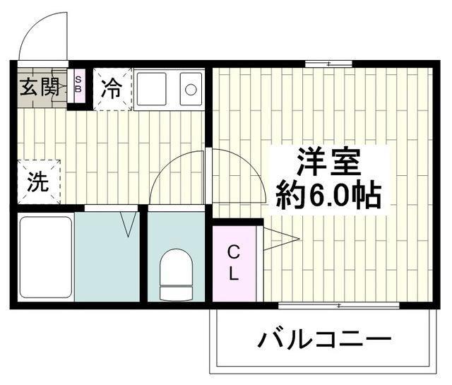 コンフォーティア(1K/3階)の間取り写真