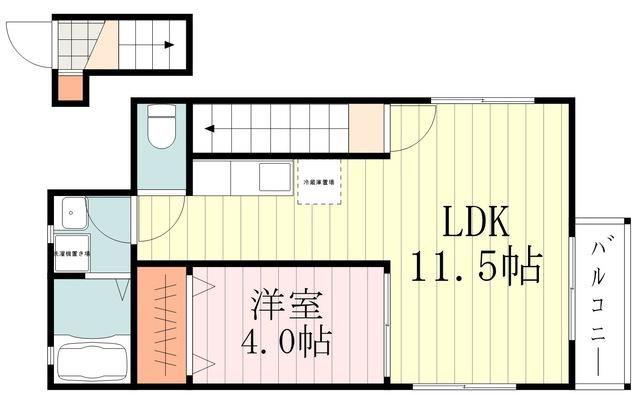 アグネス(1SLDK/2階)の間取り写真