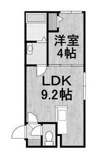 MARRIOTT F ビレッジ(1LDK/4階)の間取り写真
