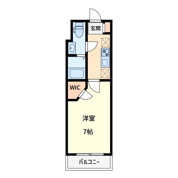 S-RESIDENCE北戸田(1K/4階)の間取り写真