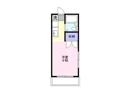 高尾ビル(ワンルーム/3階)の間取り写真