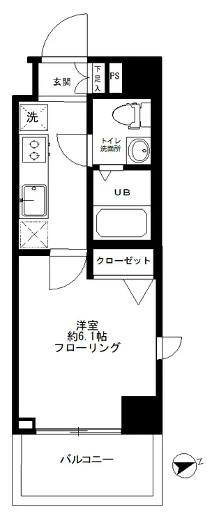 ステージグランデ高輪 5階階 間取り