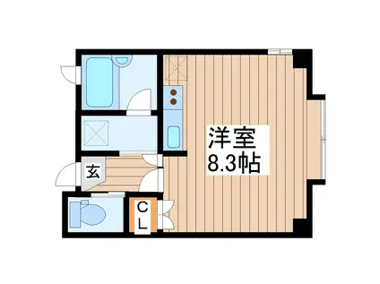 メゾンセノーテ(ワンルーム/5階)の間取り写真