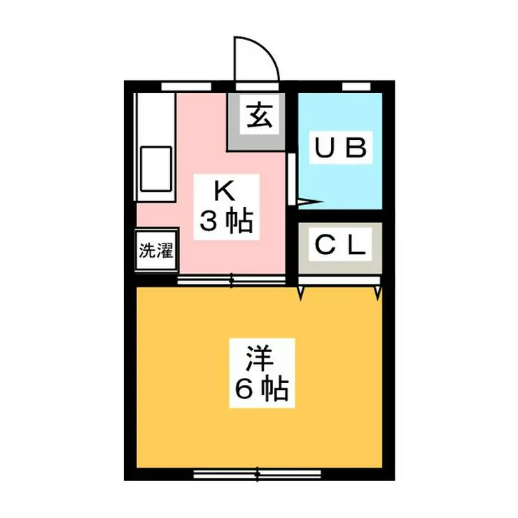 ヒカリハイム 1階階 間取り