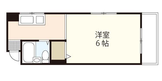 第20榎町ビル(1K/4階)の間取り写真